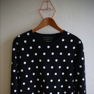 Forever21 Men’s black w/white polka dots